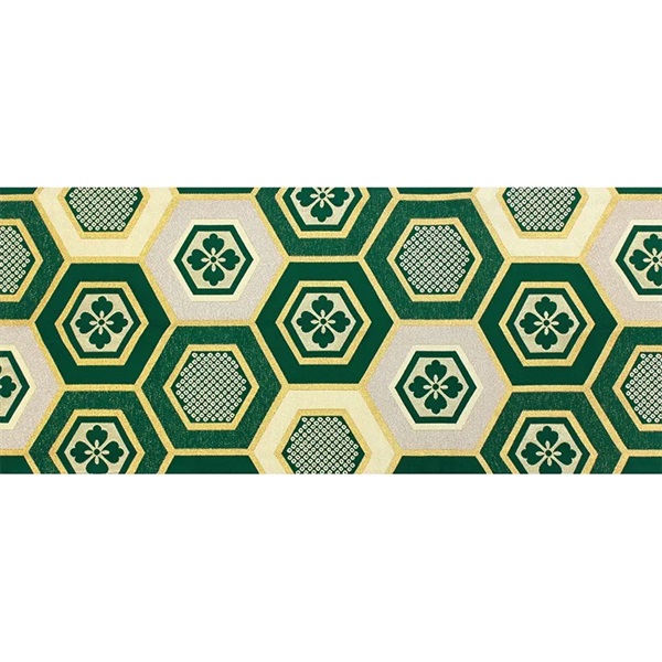 H756-12 花菱亀甲 緑