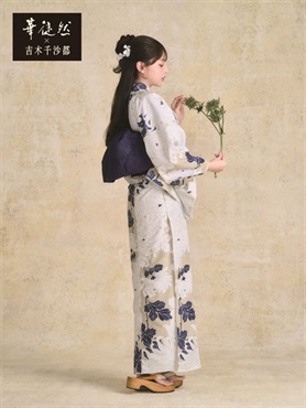 C321_HT-8 乱菊(クリーム)  の画像