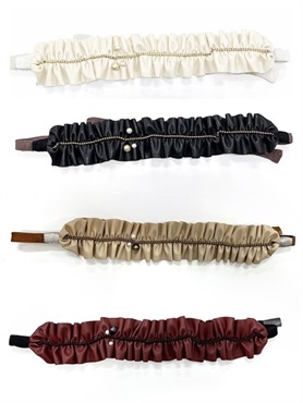 帯締め　ソフトレザー