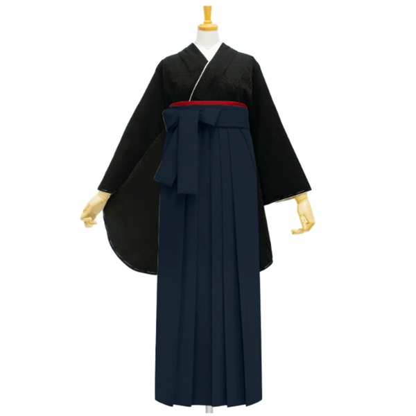 きもの単品 M0063 華亀甲 黒